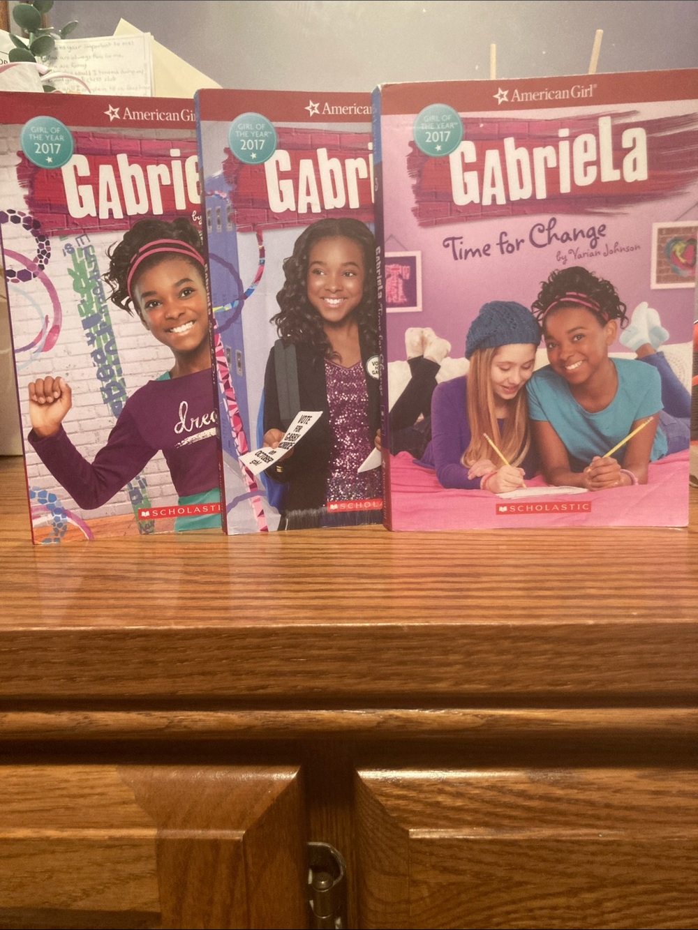 American Girl Gabriela Three-Book Set - Purple and Blue Spines